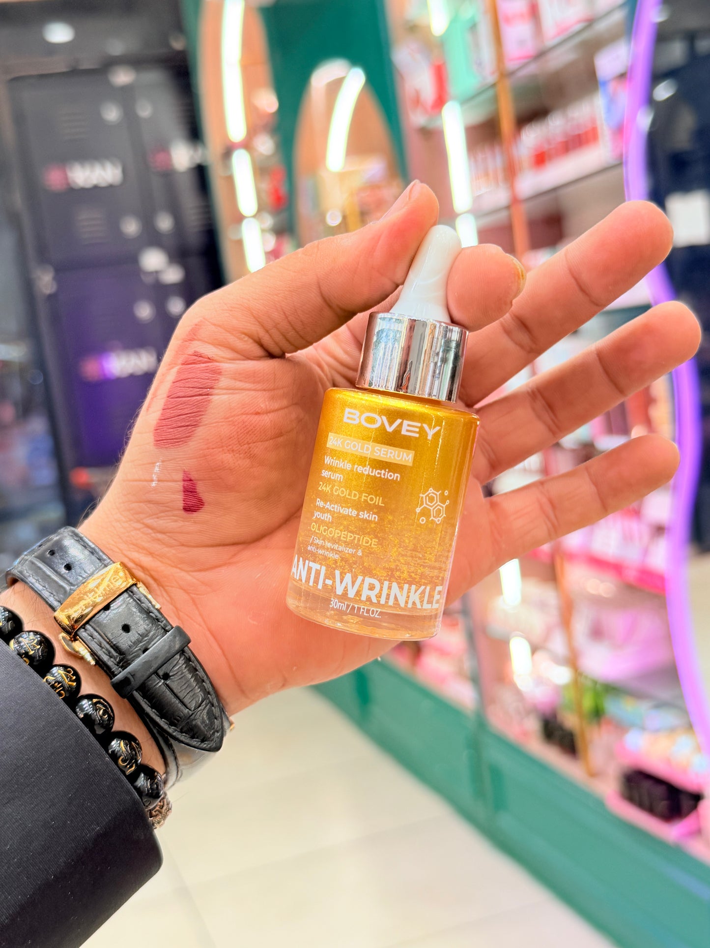 BOVEY Korean 24K Gold Anti-Wrinkle Serum ✨ Luxury Age-Defying • Fine Line Repair • Youth Boost Formula