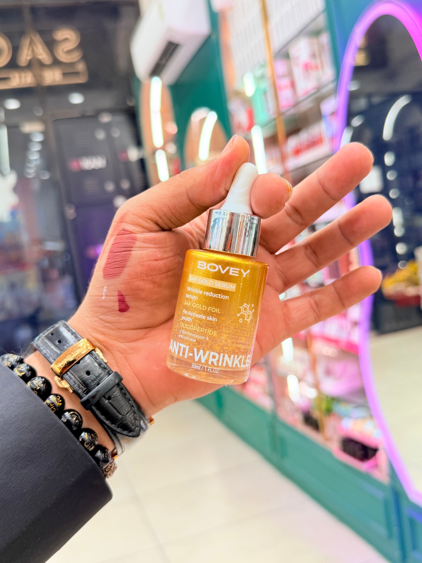 BOVEY Korean 24K Gold Anti-Wrinkle Serum ✨ Luxury Age-Defying • Fine Line Repair • Youth Boost Formula