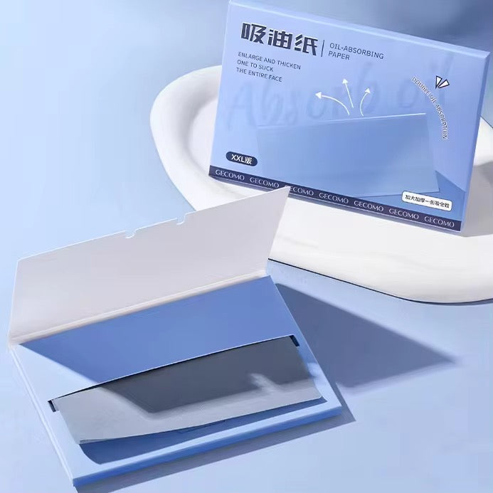 Korean Oil Control Blotting Paper ✨ | Instant Shine Absorbing Sheets 🌸 | Soft Matte Finish XXL SIZE