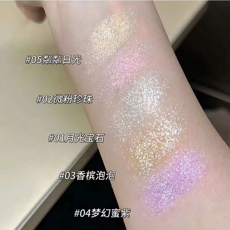 Korean Shimmer Glow Gel ✨💖 | Starry Glitter Highlighter 🌟 | Glass Skin Shine 💫