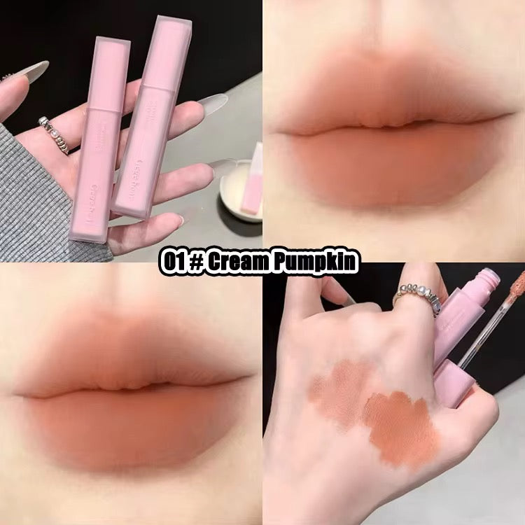 Gege Bear Korean Matte Soft Mist Lip Tint 💕✨ | Blur Velvet Finish 🌸 | Daily Nude Pink Shades