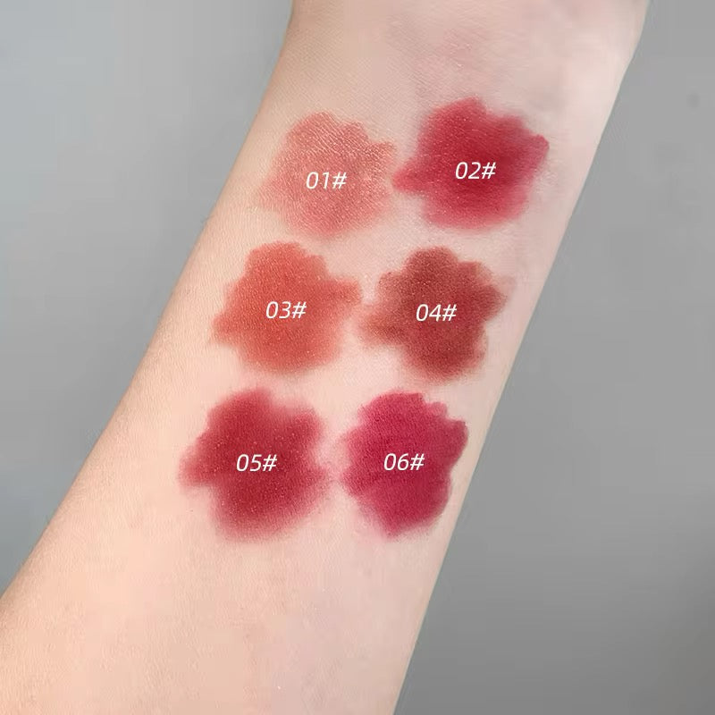 Gege Bear Crystal Lip Tint ✨💖 | Glassy Soft-Matte Lips 🌸 | Korean INS Luxury Tint