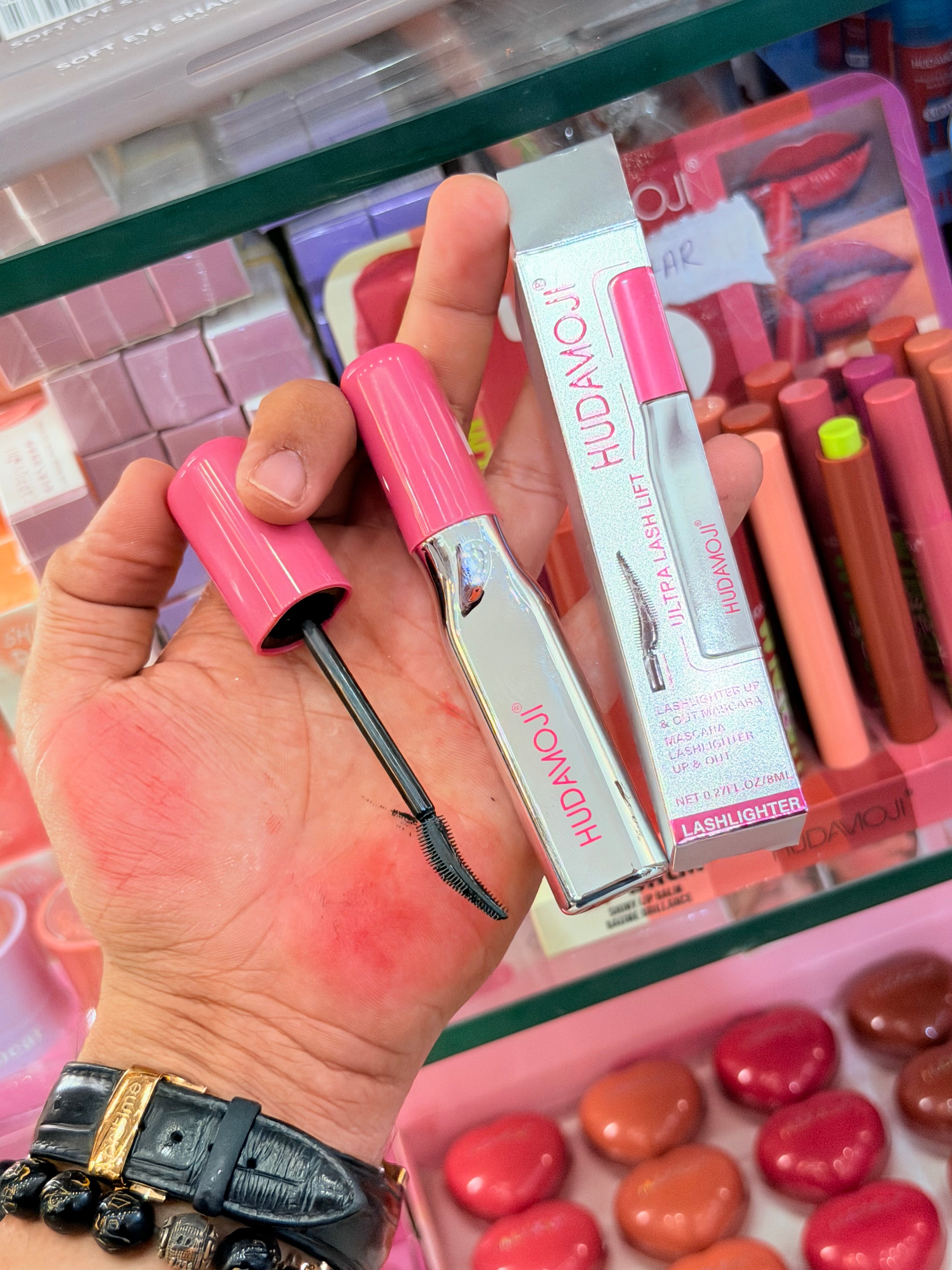 HUDA MOJI Ultra Lash Lifter Mascara – Long Length, Curl & Volume (Black)