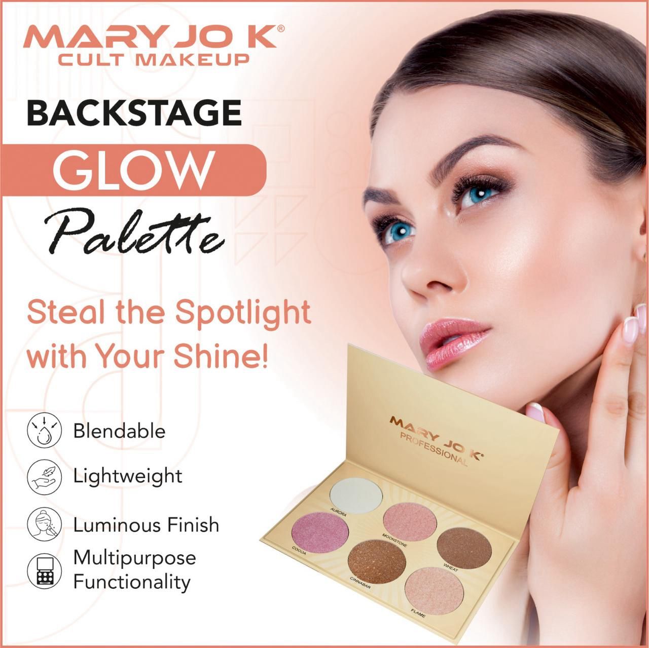 MJK PROFESSIONAL HIGHLIGHTER PALLETE