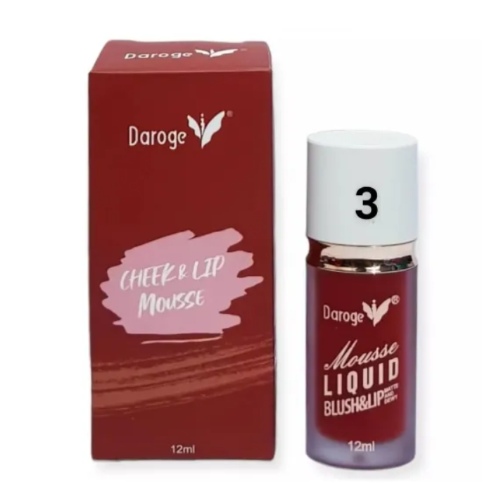 Daroge 2 in 1 Mousse For Cheek And lip (Authentic)