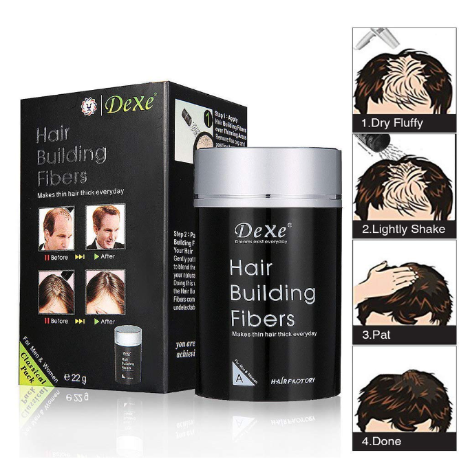 Dexe Hair Fiber 22gms Waterproof