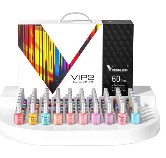 VIP2 Gel Polish Kit 65PCS  HEMA Free