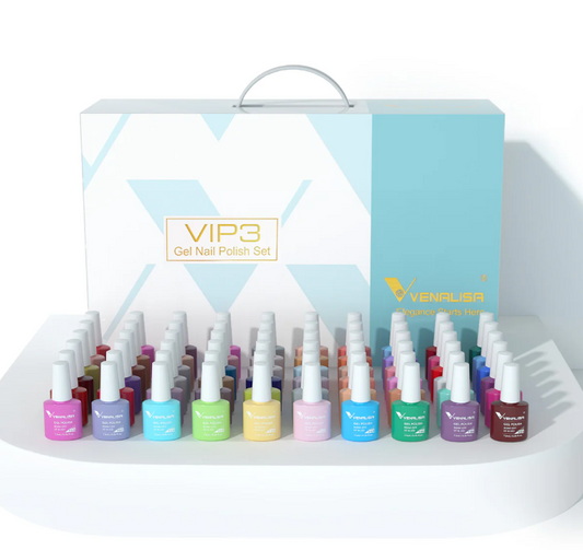 VIP3 Gel Polish Kit 65PCS  HEMA Free