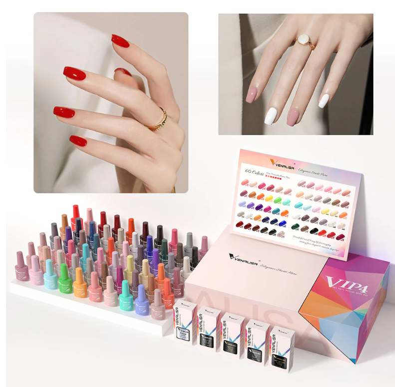 VIP4 Gel Polish Kit 65PCS  HEMA Free