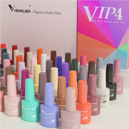 VIP4 Gel Polish Kit 65PCS  HEMA Free