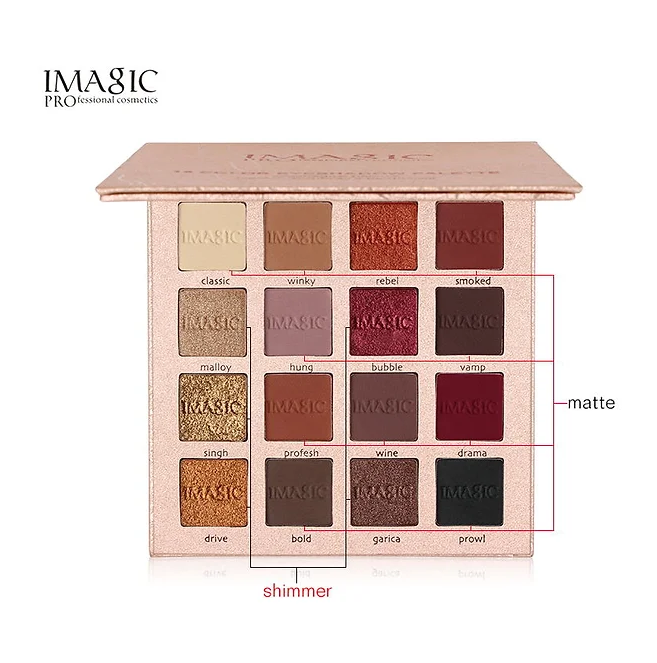 IMAGIC PROfessional Charm 16 Color Eyeshadow Palette (EY-318)