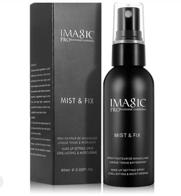 IMAGIC Cosmetics MIST & FIX Makeup Setting Spray Long Lasting 60ml