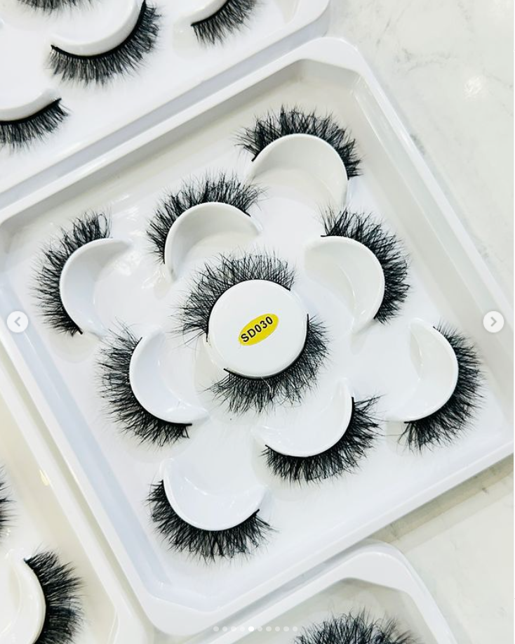 Mink Eyelashes 5 Pairs | Thin Band | Professional