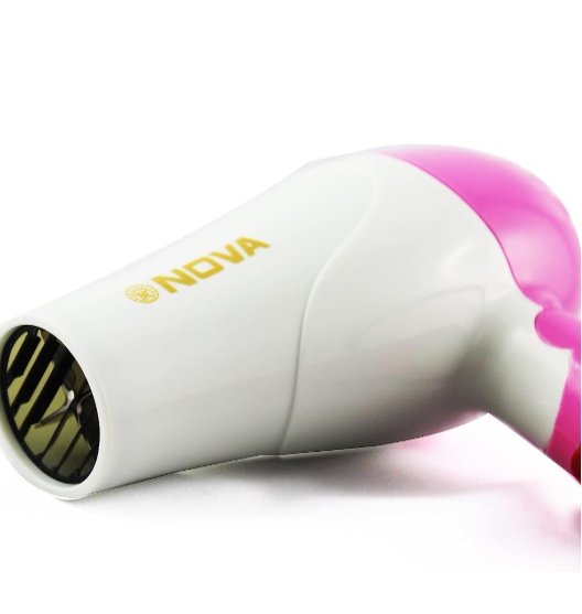 NEW Nova Nv-1290 1000 Watts Foldable Hair Dryer For Women Professional Electric Foldable Hair Dryer With 2 Speed Control,Multicolor