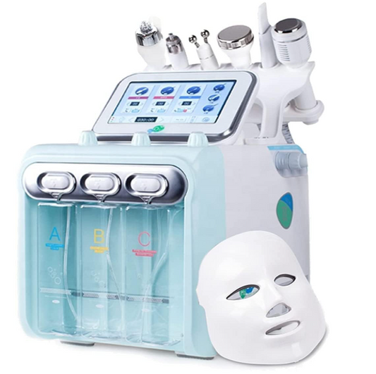 7 in 1 Hydrafacial Machine (DOUBLE MOTOR) | Hydrodermabrasion machine | Hydra Facial Microdermabrasion Machine | Deep clear Hydrofacials Machine Best for Salons/Parlour & Skin Clinics