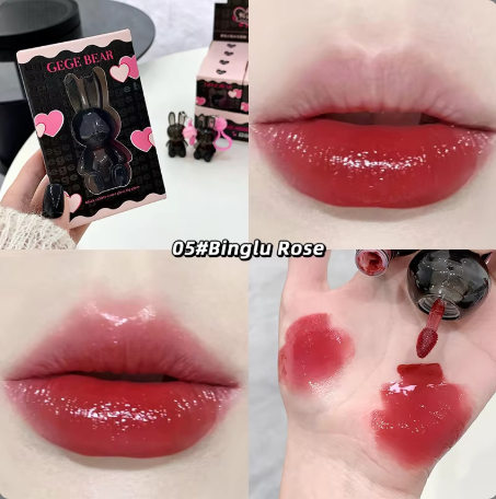 Gege Bear Bunny Gloss: Cute Shine, Radiant Look! 🐰✨💄