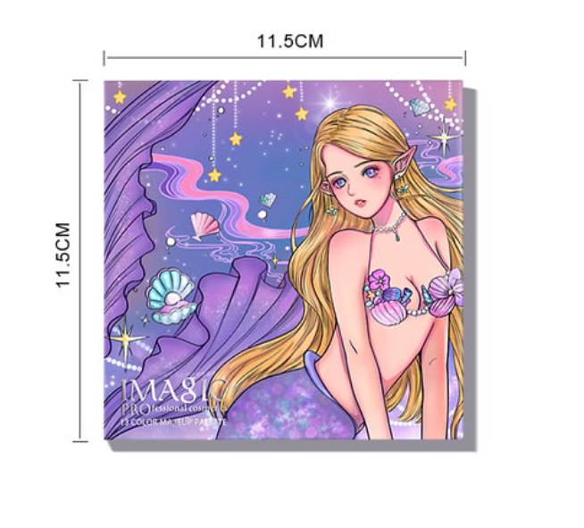 IMAGIC PROfessional MERMAID FACE PALETTE EY-333