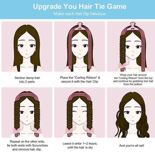Overnight Heatless Hair Curler - RANDOM COLOR FROM THE VIDEO