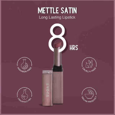 Sugar Mettle Satin Lipstick ELIZABETH 02