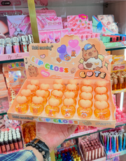 Cute Heart Lip Gloss – Pack of 24 PCS 💕 | Moisturizing Gloss (Wholesale)