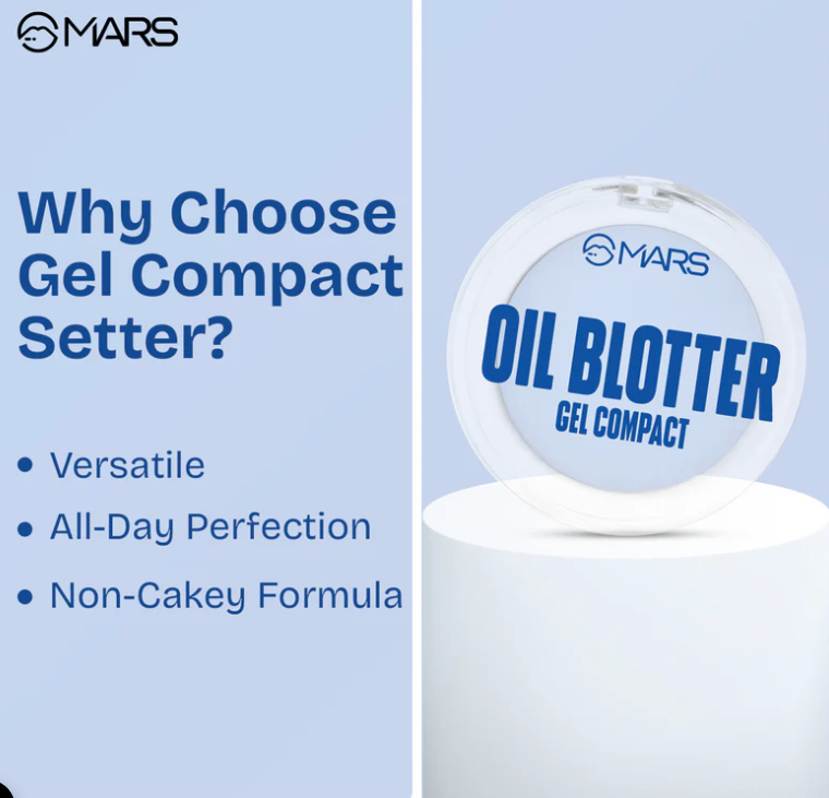 Mars Oil Blotter | Gel Compact