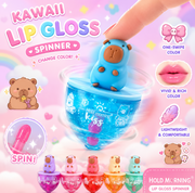 Hold Morning Kawaii Lip Gloss Spinner – Cute Bear Spinning Lip Gloss | Moisturizing & Long-Lasting Shine