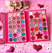 KEVIN & COCO Merry Christmas 50 Color Eyeshadow Palette | Matte, Shimmer & Glitter Shades