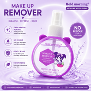 Hold Morning Micellar Makeup Remover | Gentle Cleansing Water | Removes Waterproof Makeup | Hydrating | No Residue | 1 Pc
