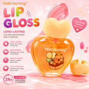 Hold Morning Color Changing Lip Gloss | Moisturizing | Long Lasting | Hydrating | Heart-Shaped Lip Gloss | 1 Pc