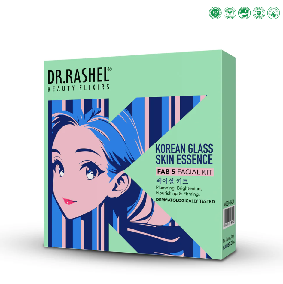 Korean Glass Skin FAB 5 Facial Kit
