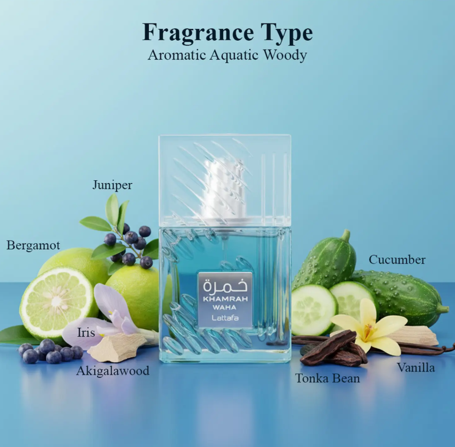 Lattafa Khamrah Waha Eau De Parfum - 100 ml
