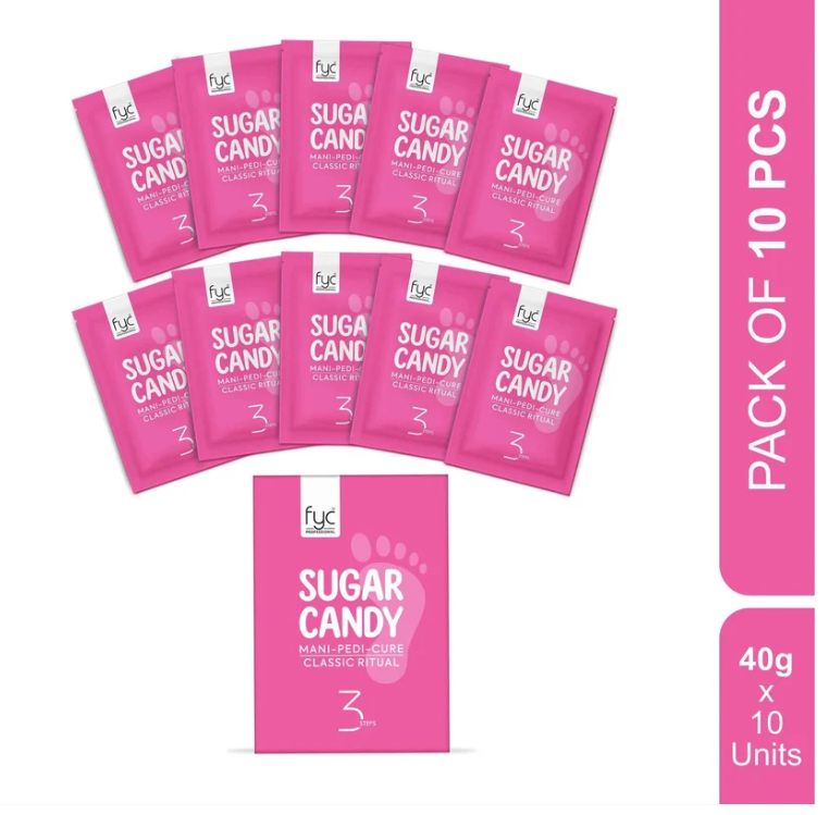 FYC Professional Sugar Candy Mani-Pedi Cure – 3-Step Classic Ritual | Hand & Foot Care