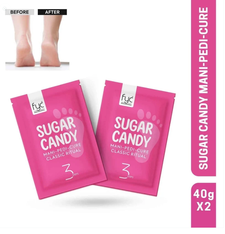 FYC Professional Sugar Candy Mani-Pedi Cure – 3-Step Classic Ritual | Hand & Foot Care