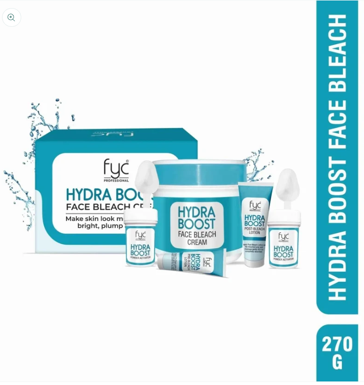 FYC Professional Hydra Boost Face Bleach Cream – 270g | Hydrating Korean Face Bleach Kit