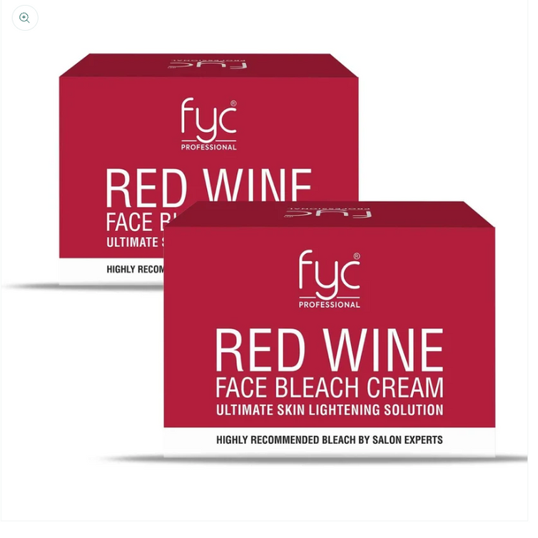 FYC Professional Red Wine Face Bleach Cream – Ultimate Skin Brightening Solution 270G - 1 PACK