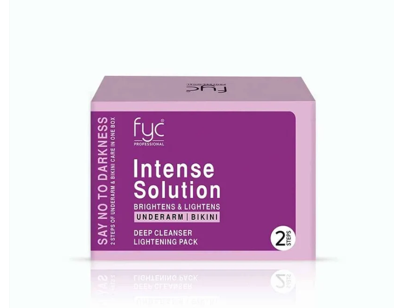 FYC Professional Intense Solution Underarm & Bikini Lightening Pack – 2-Step Brightening & Lightening Treatment PACK OF 10