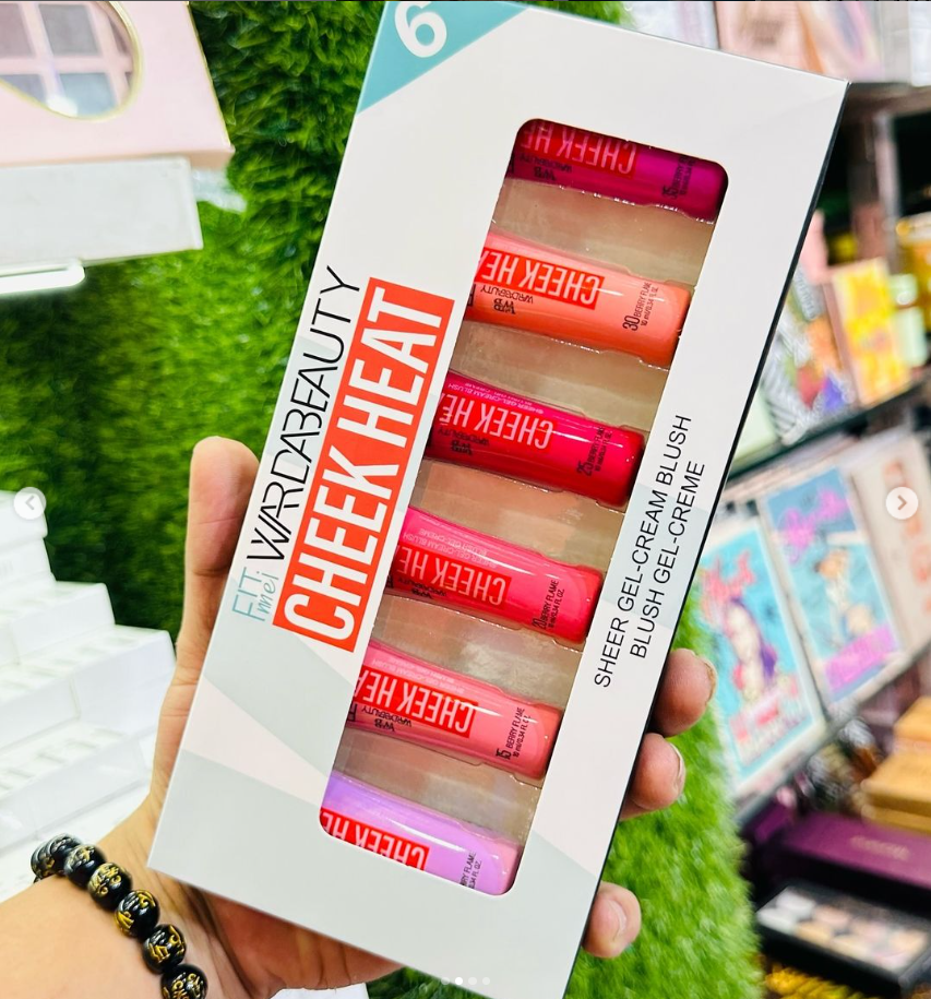 Cheak Heat Blushers and Lip Tints (SET OF 6)