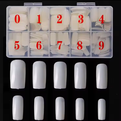 Temporary Nail Art Full Tips - 500pcs