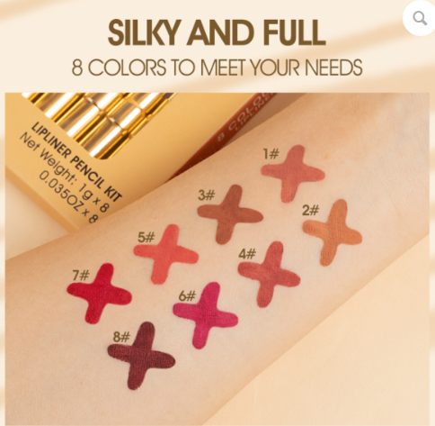 Imagic Professional Lipliners 8pcs set - YEAR END SALE