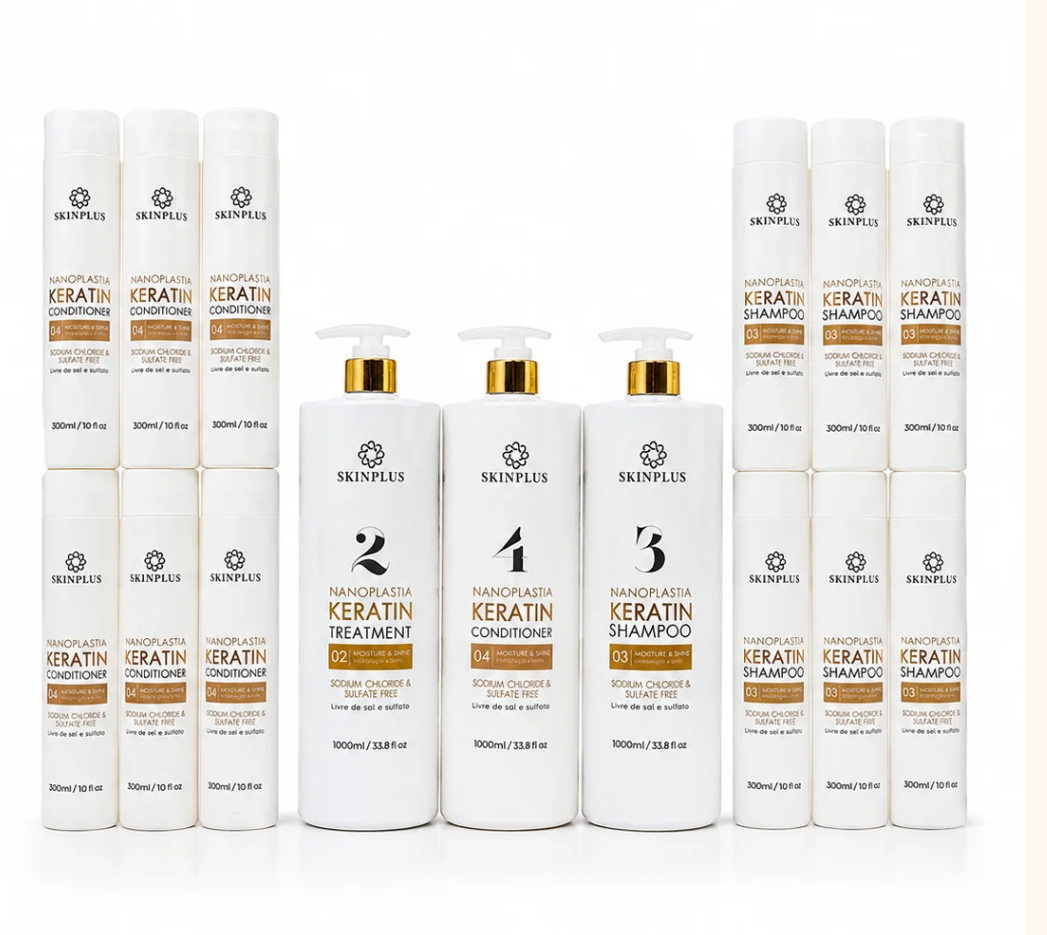 81 PCS Salon Professional Mega Combo | Complete Hair, Facial, Skincare, Keratin & Waxing Salon Kit