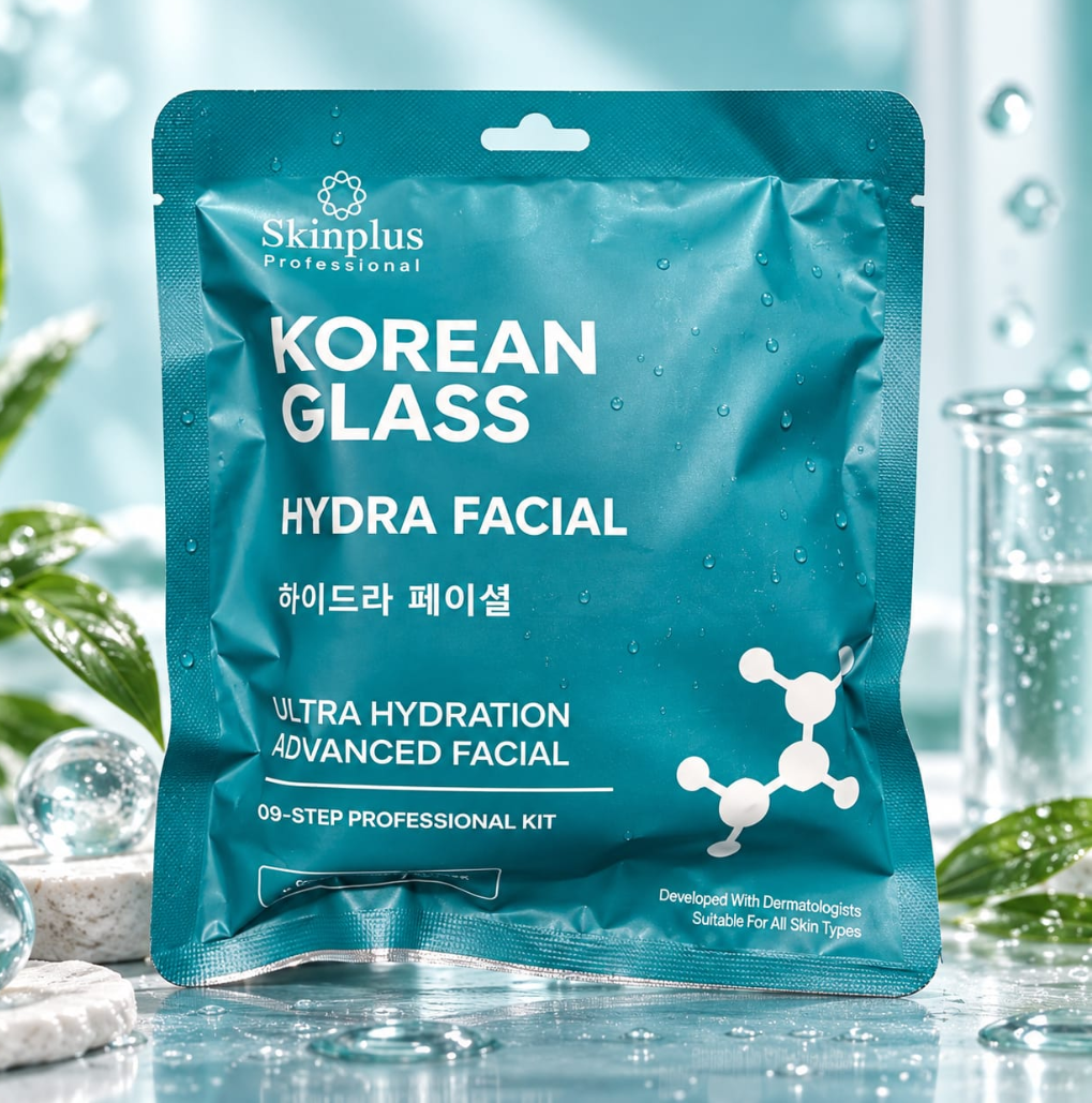 Skinplus Korean Glass Hydra Facial + AquaSmooth Anti-Aging Essentials Combo | ₹999