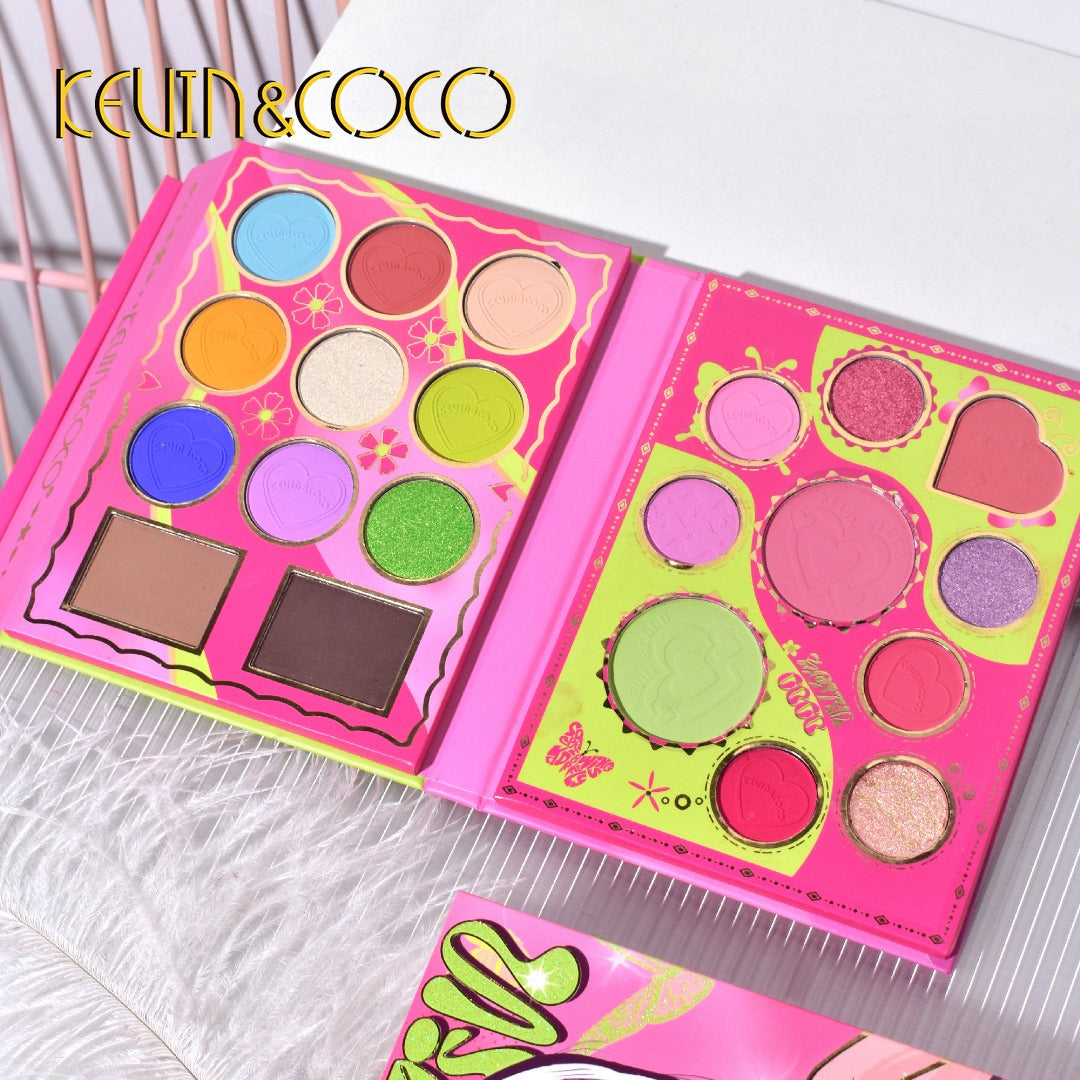 KEVIN&COCO 43 COLOR FACE PALLETE | ALL IN ONE MAKEUP KIT (KIT A)