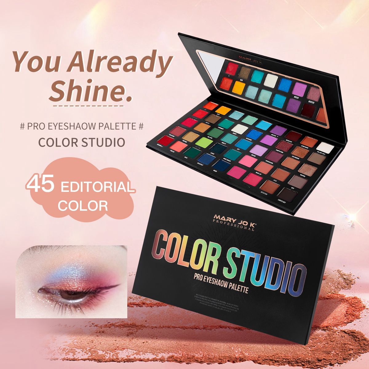 MJK COLOR STUDIO PRO EYESHADOW PALLETE