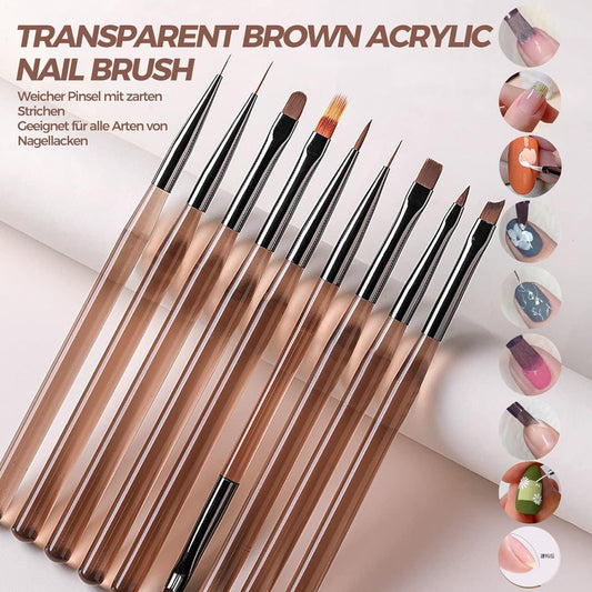 ACRYLIC BRUSH SET 9PCS