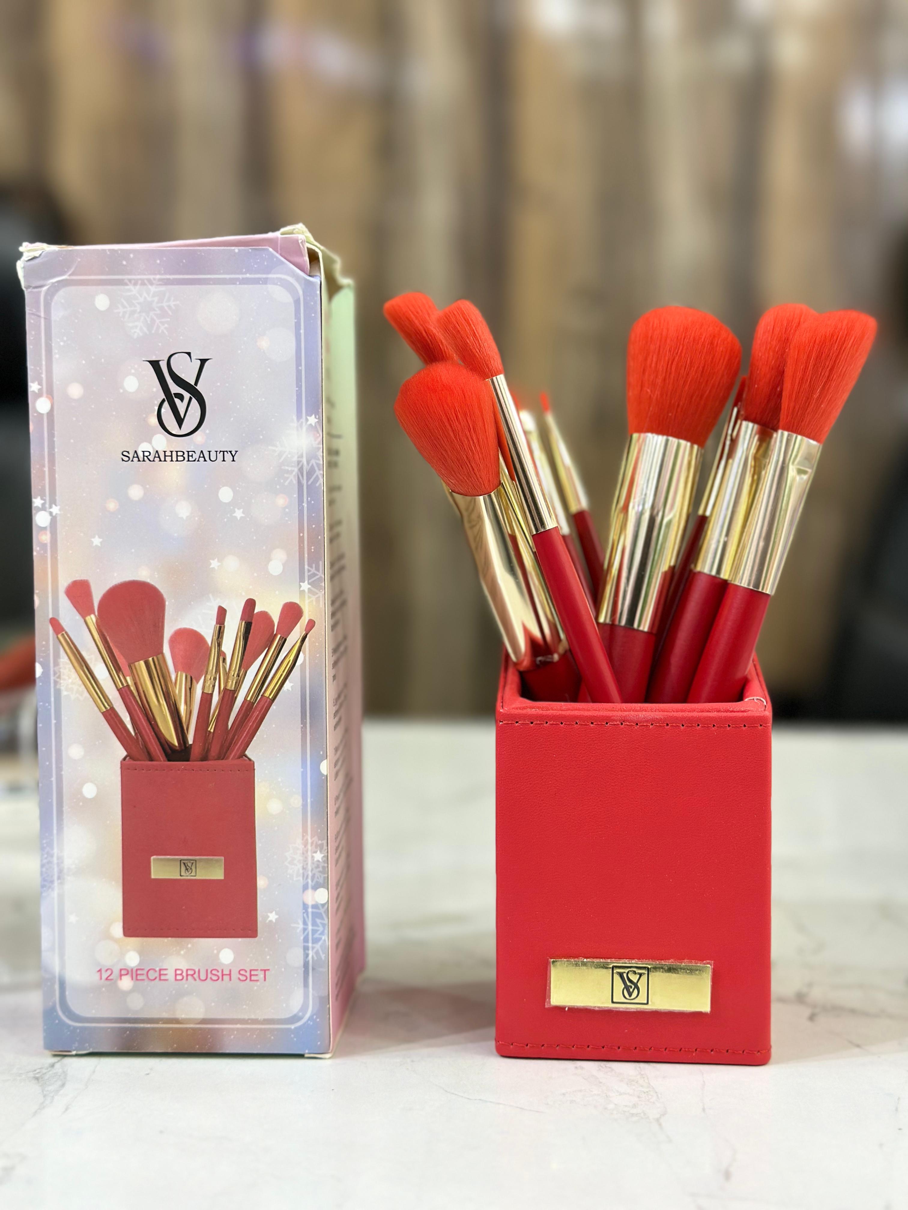 Sagansinghmakeup Makeup Brush Holder 12 Piece Set For Face & Eyes  (Pack of 12)