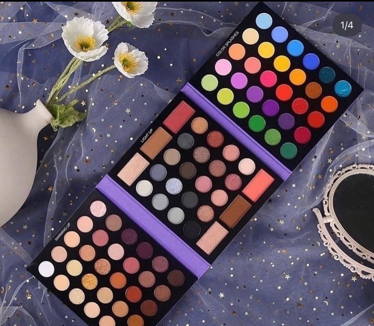 UCANBE Pretty All Set 2 Eyeshadow Palette | 86 Colors Makeup Kit | All in One Palette | Waterproof and Long Lasting