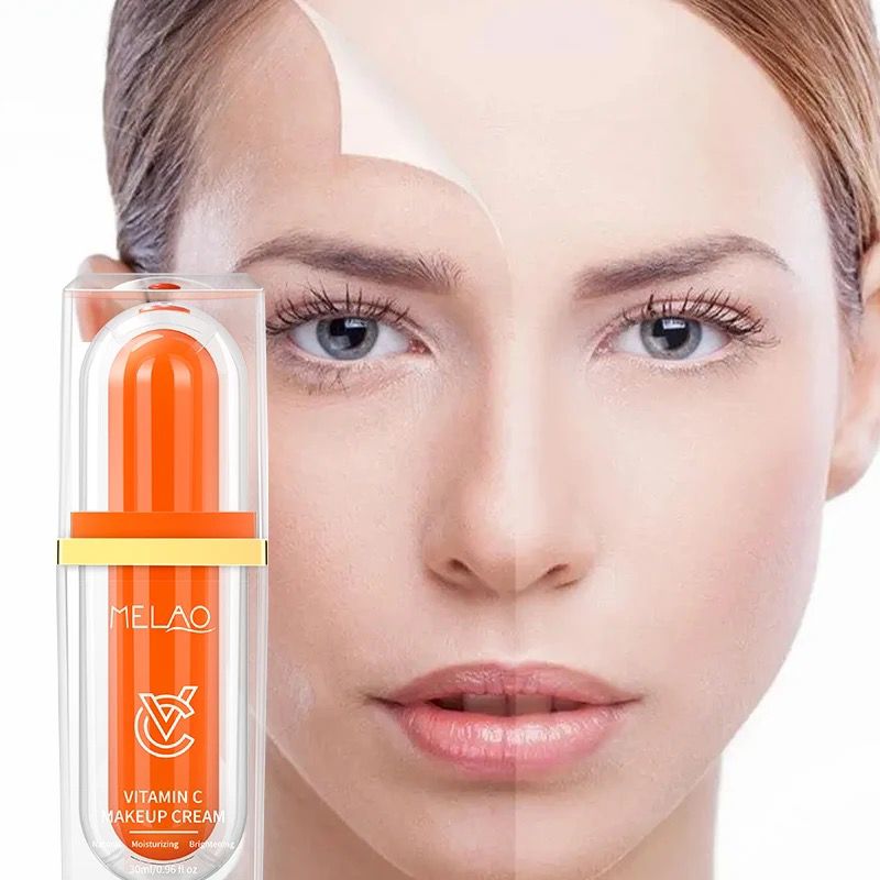 Korean Vitamin C Whitening Cream Face cream 🧴 Suncreen 🌤️ Makeup Base ✨ Concealer 🫶🏻