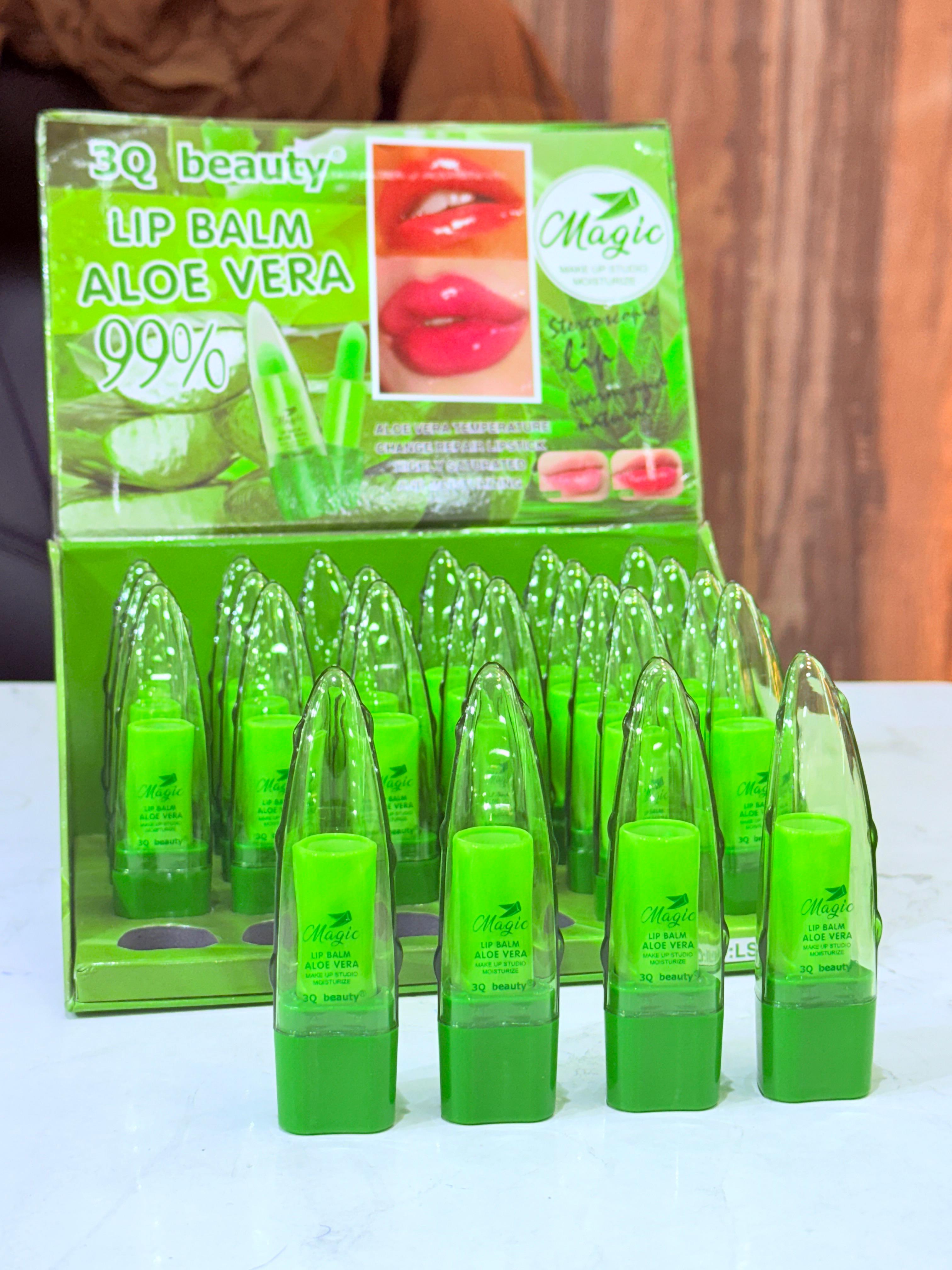 Aloe Vera Lip Balm 24pc Pack Wholesale