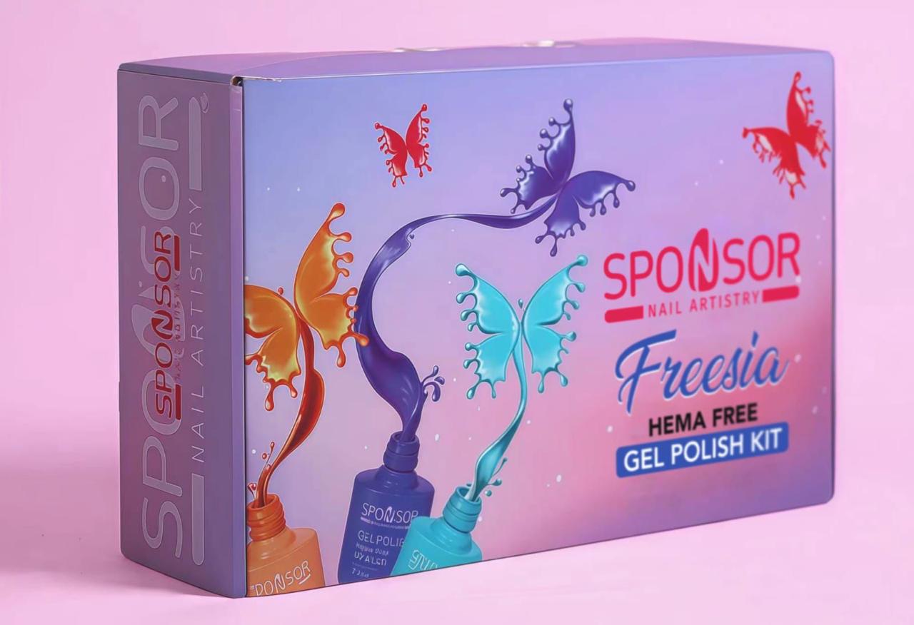 🎨 Sponsor Freesia HEMA FREE Gel Polish Kit – 60 Shades | Base Coat, Top Coat, Matte Coat, Primer & Blossom Gel Included 💅✨