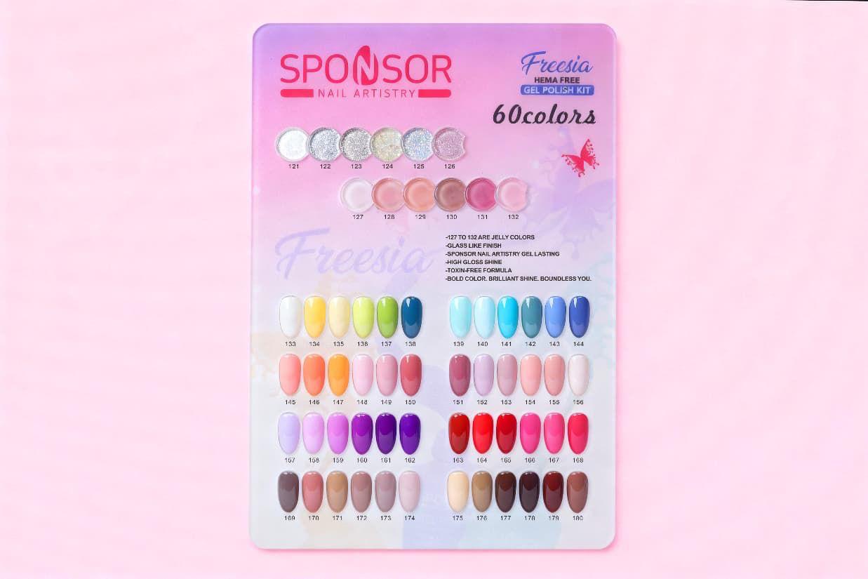 🎨 Sponsor Freesia HEMA FREE Gel Polish Kit – 60 Shades | Base Coat, Top Coat, Matte Coat, Primer & Blossom Gel Included 💅✨